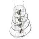 YQh The-Cabinet Pot Lid Organizer,Door Mounted Pot cover rack,Pot Lid Storage,Cabinet-Hanging Type Pot Lid Rack,304 stainless steel Pot cover support in kitchen, cabinet and food cabinet