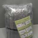 FURTIME Dog Bed for Medium Dog, Washable Orthopedic Pet Bed with Removable Cover, Rectangle Soft Calming Sleeping Puppy Bed Durable Pet Cuddler with Anti-Slip Bottom, Grey, M (25"x21"x7")