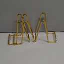Plate Holder Easel Display Stand - 6 inch Metal Plate Stands for Display - Tabletop Picture Stand - Gold Iron Easels for Display Pictures | Photo Frames | Book | Decorative Plates | Plaque - 3 Pack