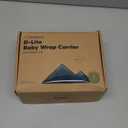 KeaBabies Baby Wrap Carrier Ring Sling - Easy to Wear, Adjustable D-Lite Baby Carrier Newborn to Toddler, Infant Carrying Shirt, Hands Free Bonding, Breathable Fabric Wearing Wrap (Peacock Green)