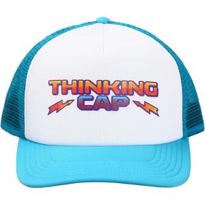 Stranger Things Netflix Series Blue & White Thinking Hat Trucker Hat