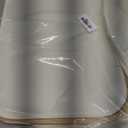 LONBET Laundry Basket with Lid, Made from Breathable Fabric | Aesthetic Clothes Hampers for Laundry with Side Handles & Sturdy Bamboo Frame (40 Gallons - Double, Beige)