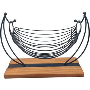 Fruit Basket, Countertop Fruit and Vegetable Basket Bowl for Kitchen Counter Wire Storage Basket Swing Fruit Rack Holder for Coffee Capsules Bread Snacks Vegetables(without coffe logo)