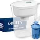 Brita Water Pitcher, Metro Elite Filter, Removes 99% of Lead, Includes 1 Filter, 6-Cup Capacity, White