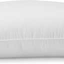Amazon Basics Down Alternative Pillow for Side and Back Sleepers, Medium Density, Standard Size, 26" x 20", 2-Pack, White