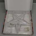 Christmas Tree Topper Star Warm White Light Christmas Tree Decor for Christmas Holiday Home Fit for General Size Xmas Tree, 8.7 Inch