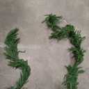 2 Pack Christmas Norfolk Pine Garlands 9FT, Real Touch Artificial Greenery Garland – Full Evergreen Pine Garland for Mantle, Fireplace, Table, Wall, Stairs & Outdoor Holiday Décor