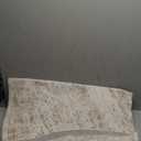 5x5 Beige Round Rug 5ft Living Room Rug Vintage Round Area Rug Non Slip Indoor Carpet for Entryway Dining Room Bedroom