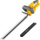 Hedge Trimmer Compatible for Dewalt 20V 60V DCB206 DCB609Cordless Electric Hedge Trimmer with 1600RPM Brushless Motor, 22'' Dual-Action Blade with 3/5'' Cutting Capacity (NO Battery)