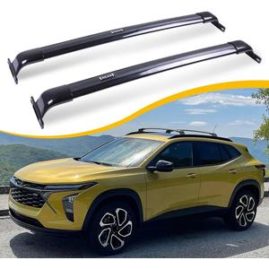 220lbs Cross Bar Roof Rack Fit for Chevrolet Chevy Trax 2RS ACTIV LT 2023-2026 Cargo Carrier Crossbar Rooftop Accessories (with Side Roof Rails)