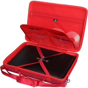 Tourmate Hard Storage Case for BOIFUN/POFOTO/YOTON 17.5" 16.9" 15.5" Portable DVD Player,PJGCWB 16.9" POFOTO 15.7" Portable EVA Box (Only Box) (Dark Red), 16.1 x 11.4 x 3.9 inches