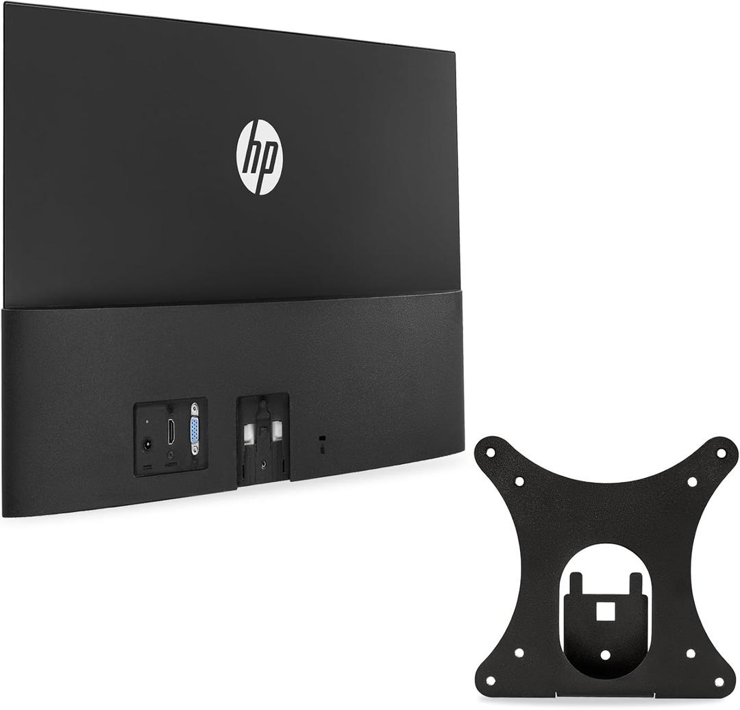 Monitor Arm/Mount VESA Bracket Adapter Compatible with HP Pavilion 22M, 24M, 27M VESA 100 * 100mm 75 * 75mm Black