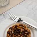 Alata Cube 8-Piece Forged Stainless Steel Dinner Forks, Mirror Finish, Dishwasher Safe