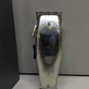 Andis 12660 Professional Master Corded/Cordless Hair Clipper, Adjustable Carbon Steel Blade Hair Clipper for Close Cutting, Silver