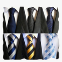 WeiShang Lot 6 PCS Classic Men's Silk Tie Necktie Woven JACQUARD Neck Ties