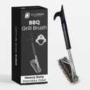 Jolly Green Products Heavy Duty Grill Brush for Outdoor Grill – Safe Grill Brush Designed by Firefighter | Barbecue Grill Brush & BBQ Brushes for Grill Cleaner | Durable & Safe for All Grates