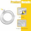 Faucet Hose Adapter for Sink, 6.5ft PVC Tube with Adjustable Sink Sprayer Adapter, Portable Connector Attachment Water Accessory for Kitchen, Bathtub, Tub, Bucket
