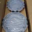 KOMUEE 30 Pieces Glass Food Storage Containers Set, Glass Meal Prep Containers Set with Snap Locking Lids, Airtight lunch Containers for Microwave, Oven, Freezer & Dishwasher,Gray