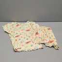 Women Y2k Pajamas Set Cute Preppy 2PCS Button Down Holiday Monkey Shorts Summer Outfit Beach Vacation Loungewear Pjs, Size Small