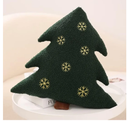 Christmas Green Tree Pillow Biscuit Man Plush Soft Throw Pillows Stuffed Premium Polyester Fiber Sofa Cushion Christmas Party Decor (Christmas Green Tree, 15-3/4 INCH)