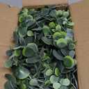 DearHouse Faux Eucalyptus Garland Plant, 2 Pack Artificial Vines Hanging Eucalyptus Leaves Greenery Garland for Wedding Backdrop Arch Wall Decor, 6 Feet/pcs UV Protected Indoor Outdoor