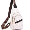 I IHAYNER Small Sling Bag for Women Vegan Leather Fanny Pack Fashion Crossbody Belt Bag for Travel Work Beige