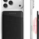 VULKIT Magnetic Phone Wallet for MagSafe- RFID Blocking - Card Holder Wallet for iPhone 16/15/14/13/12 Series & Phone Case with MagSafe (Black)