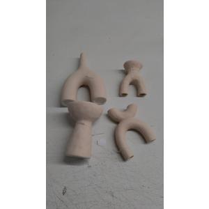 Ceramic Taper Candle Holders 4Pcs
