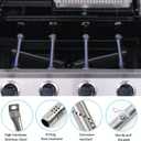Grill Replacement Parts for Charbroil Performance 5 Burner 463448021 463450022 463451022, 4 Burner 463365021, 463366022 463352521, G325-0002-W1 Heat Plate, G327-2100-W1 Burner, Igniter, Crossover Tube