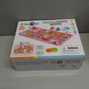 Logic Road Builder Games Toys: STEM Toys for 4 Year Old Kids, Montessori Board Game Brain Teaser Puzzles Preschool Learning Activities Educational Toy for Toddler Ages 3 5 6 7 8-12 Gifts(Pink 32PCS)