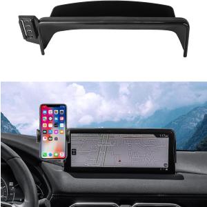 Autorder Car Phone Holder for 2021-2025 Mazda CX-5 CX5 Accessories Phone Mount with Dash Organizer for CX5 with 10.25-Inch Screen Cell Phone Automobile Cradles Hands-Free 360 Degree Rotation