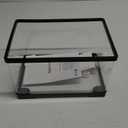 Turtle Tank Aquarium, Large Transparent Turtle Tank Starter Kit with Basking Platform Bottom Drainage, Aquarium Fish Tank for Crabs Fishes 31.5x21.5x18.5cm Tank + Platform (One size)