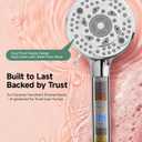 SunCleanse Filtered Shower Head with Handheld, 9-Spray Setting Detachable Showerhead with Filters, Shower Head for Hard Water - Filtered Chlorine, Improve Skin and Hair Texture, Chrome