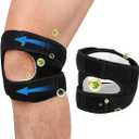 Castor Oil Pack Wrap for Knee Adjustable Knee Wrap for Patellar Tendinitis Relief Knee Pain Relief, Reusable Compression Knee Brace for Women Men Right & Left Knees,Castor Oil Not Included,1 Per Pack