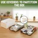 AnacondaGrip 3-Tier Medicine Organizer Box - Premium Medicine Cabinet Organizer for Home, Travel & Office - Transparent Medicine Storage Box for Easy Access & Organization