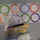 Mason Jars 16 oz, Canning Jars with Metal Airtight Lids and Bands, Wide Mouth Mason Jars Ideal for Jam, Jelly, Yogurt, Overnight Oats, Meal Prep, Wedding Favors, 6 Pack