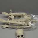 3 Pcs Halloween Skeleton with Pirate Flag and Fish Net, Car Trunk or Treat Decor, Party Favors for Indoor/Outdoor Use