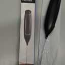 6-in-1 Electric Milk Frother and Steamer with Detachable Cups, Automatic Cold and Warm Foam Maker for Lattes/Cappuccinos/Hot Chocolate, Dishwasher Safe Black