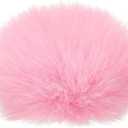 2 x PATIKIL Furry Microphone Windscreen 7mm x 65mm Mic Cover Windshield for Indoor Outdoor Microphone Pink