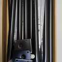 6 Pack 5 Ft String Light Poles, String Light Poles for Outside with Fixing Clips,Metal Poles for Outdoor String Lights, Hanging Light Poles for Deck Fence Garden Backyard Wall Bistro