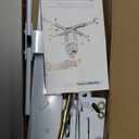 Homcine Projector Ceiling/Wall Mount White, Low Profile Universal Projector Holder/Bracket/Hanger Kit with Extendable Arm, Adjustable Height Pole Drop Ceiling Quick Release for Epson Optoma Benq