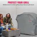 Grill Cover by Grillman, Gray, 60 Inch, BBQ Outdoor Grill Covers, Charcoal & Gas Grills, Waterproof, Rip-Proof, Weather-Resistant, Anti-UV, Barbecue Cover for Weber, Genesis, Charbroil, Nexgrill, etc