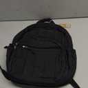 BAGSMART College Laptop Backpack, Travel Backpack for Women, Quilted Casual Daypack, Water-Resistant Bookbag for 15.6 Inch Laptop, Black