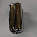 BaBylissPRO METALFX Double Foil Shaver, Handheld Electric Razor for Travel, Portable Cordless Close Face Shaver for Head, Beard, & Neck (Silver)