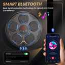 Smart Music Boxing Machine for Home & Kids, Bluetooth Wall Mounted Boxing Trainer with Gloves, Fitness Game for Office & Gym, Gifts for Teen Boys