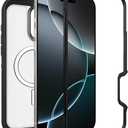OtterBox iPhone 16 Pro Max Defender Series XT Clear Case - Dark Side