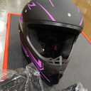 Yesmotor Youth Kids Motocross Helmet Motorcycle Dirt Bike Off-Road Mountain Bike BMX MX ATV Helmet with(Gloves Goggles Mask) 4Pcs Set - DOT Approved (Purple,S)