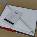 Furologee White Bookshelf 5 Tier Bookcase, Tall Narrow Bookshelves, Modern Freestanding Shelf Units, Metal and Wood Display Storage Corner Shelves Organizer for Bedroom, Living Room, Office, Bathroom