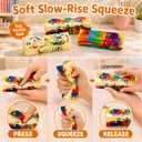 World Cup Butter Squishy 3 Pack for Kids Teens Adults, Soccer Match Themed Slow Rising Squishy Squeeze Toys, Cute Fidget Toys for Desk Breaks Office School Travel, Party Favors Gifts