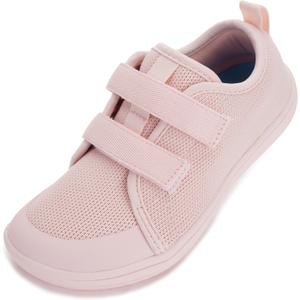 WHITIN Toddler/Little/Big/Kid Wide Barefoot Shoes | Boys/Girls Minimalist Sneakers | Splay Naturally | Lightweight (Pink)